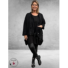 VINCENZO ALLOCCA Vest Zwart Tule
